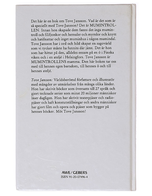 Möte med... Tove Jansson - Ørjasæter, Tordis - Lastenkirjat - 10105637221 - 1