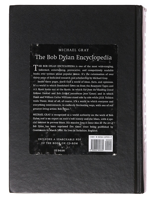 The Bob Dylan encyclopedia - Michael Gray - Musiikki- ja elokuvakirjat - 10105637252 - 1
