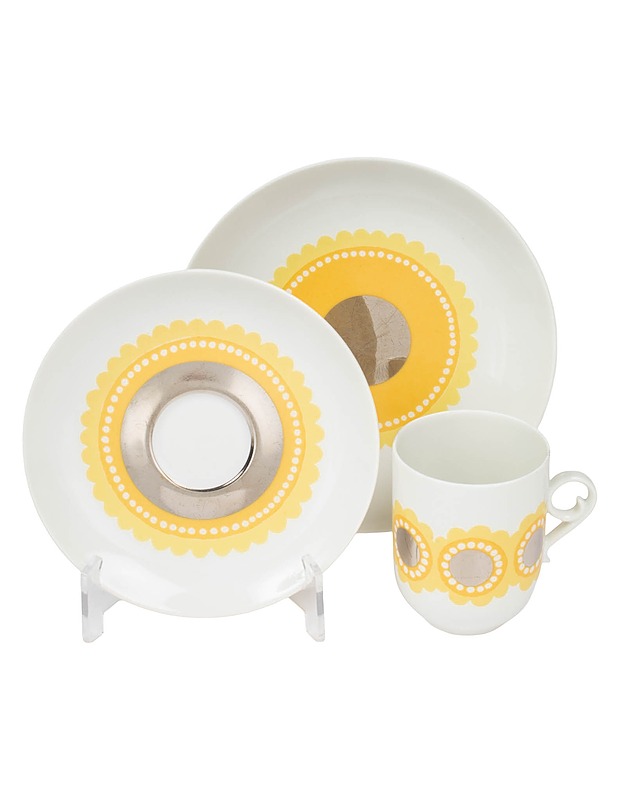 ARABIA Tanja kahvikuppi, tassi ja pullalautanen, 3 osaa - Designsuosikit - 10105637273 - 0