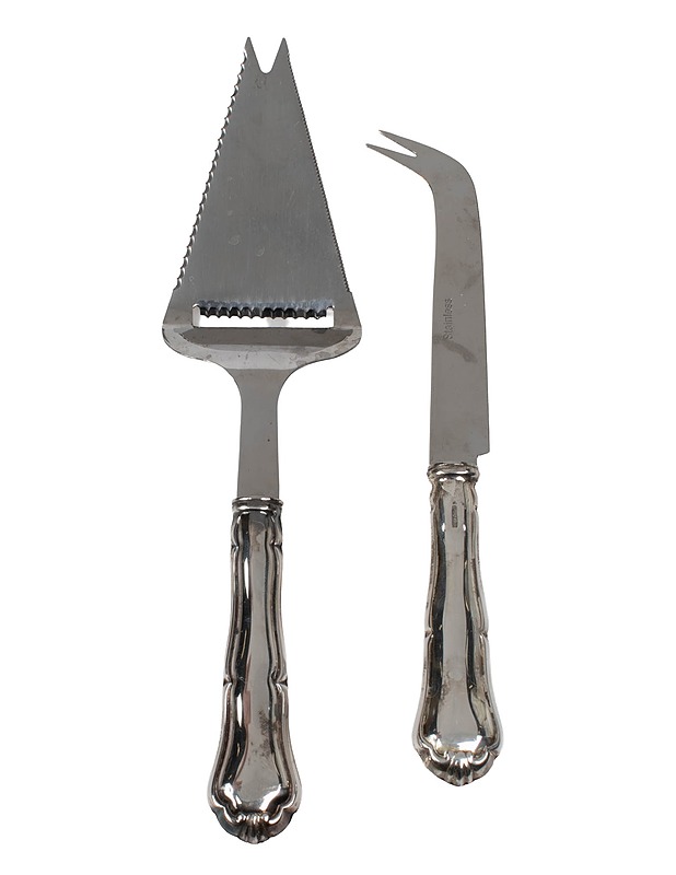 HANSA-SILVER Chippendale juustosetti - Tarjoiluastiat - 10105637283 - 1