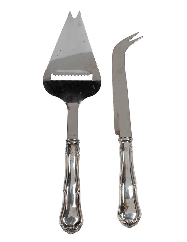 HANSA-SILVER Chippendale juustosetti - Tarjoiluastiat - 10105637283 - 2