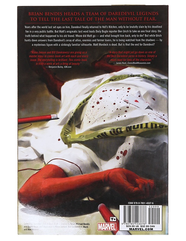 Daredevil: End of days - Sarjakuvat - 10105637315 - 1