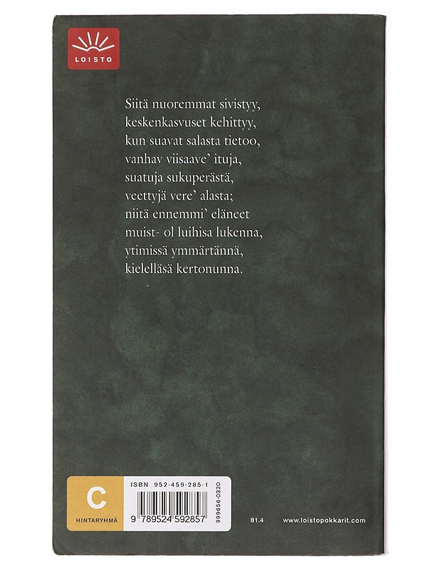 Kalevala savon kielellä - Kalevala savon kielellä - Tietokirjat ja oppaat - 10105637328 - 1