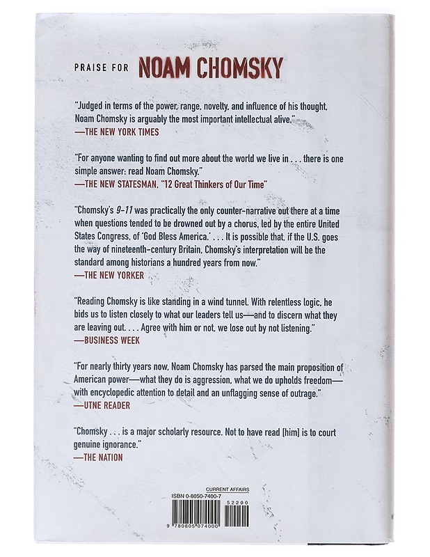 Hegemony or Survival America's quest for Global Dominance - Noam Chomsky   - Tietokirjat - 10105637399 - 1