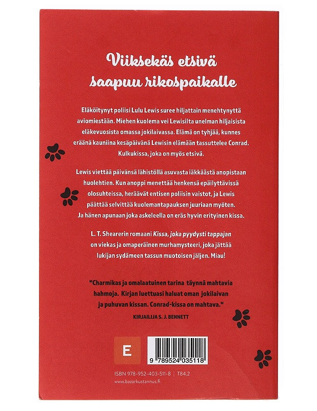 Kissa, joka pyydysti tappajan - Shearer, L. T. - Romaanit ja novellit - 10105637403 - 1