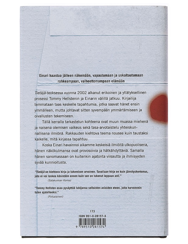 Tietäjän silmin - Hellsten Tommy - Romaanit ja novellit - 10105637413 - 1