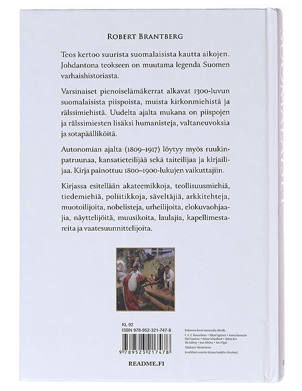Suurimmat suomalaiset kautta aikojen - Robert Brantberg - Tietokirjat - 10105637420 - 1