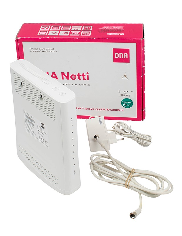 DNA F-3890V3 -modeemi kaapelitalouksiin  - Muu elektroniikka - 10105637436 - 0