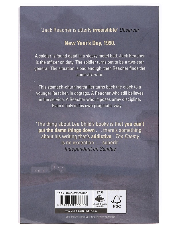 The Enemy - Lee Child - Romaanit ja novellit - 10105637477 - 1