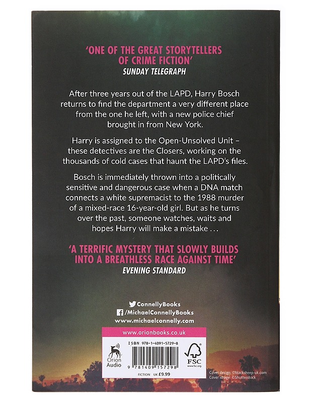 The closers - Michael Connelly - Romaanit ja novellit - 10105637504 - 1