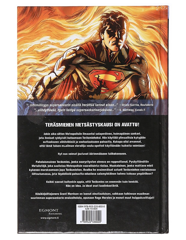 DC Comics : Teräsmies / luodinkestävä - Morrison, Grant - Sarjakuvat - 10105637572 - 1