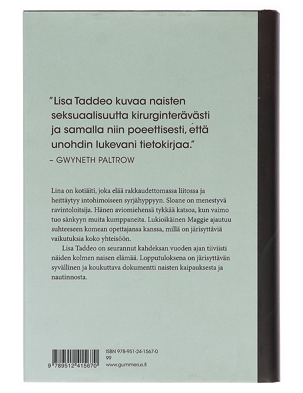 Kolme naista - Taddeo, Lisa - Elämäkerrat ja muistelmat - 10105637598 - 1