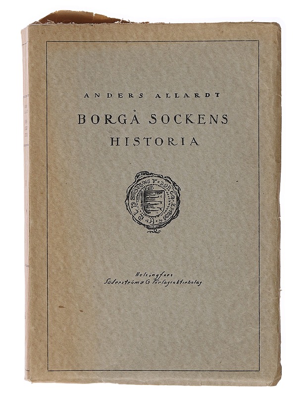 Borgå sockens historia I - Anders Allardt - Historiakirjat - 10105637732 - 0