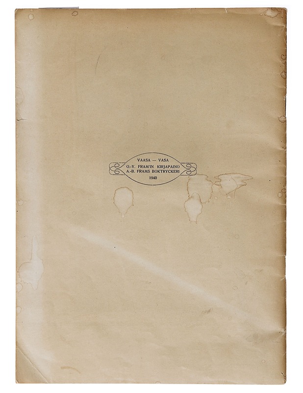 Sotakuvia Vaasasta 1939-1940 - Wester, Felix - Historiakirjat - 10105637741 - 1