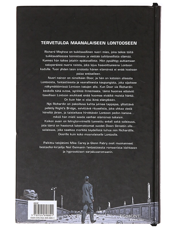 Neil Gaimanin Neverwhere - Carey, Mike - Sarjakuvat - 10105637762 - 1