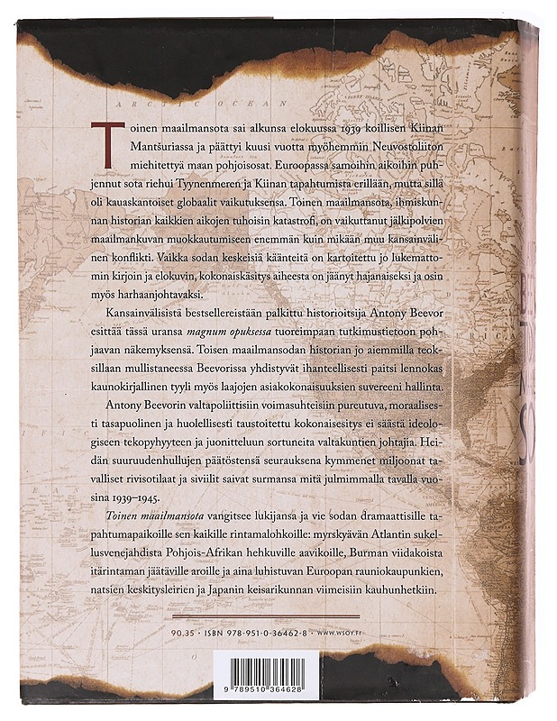 Toinen maailmansota - Beevor, Antony - Historiakirjat - 10105637848 - 1