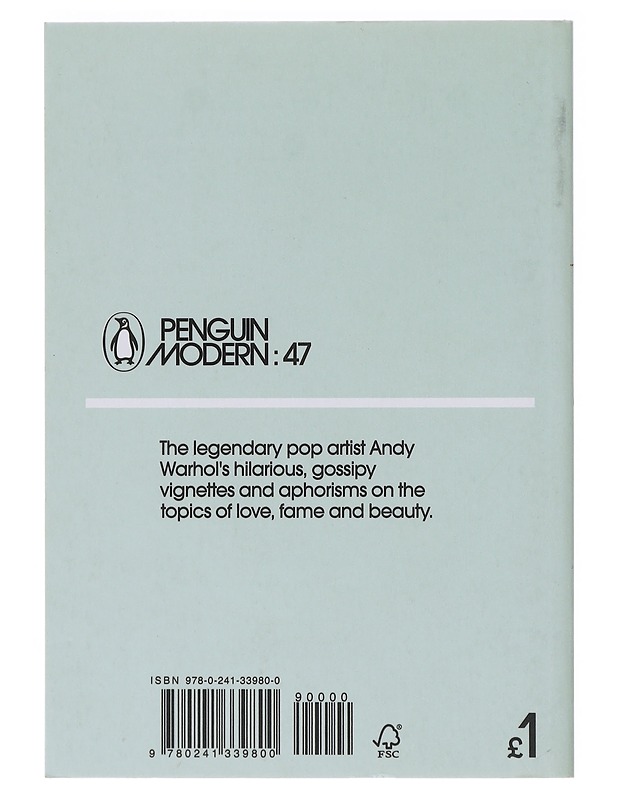 Fame / nro: 47 - Andy Warhol - Romaanit ja novellit - 10105637860 - 1
