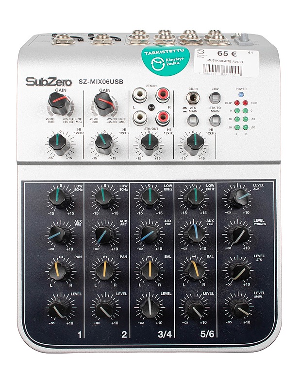 SUBZERO Sz-mix06usb mikseri - Viihde-elektroniikka - 10105637880 - 2