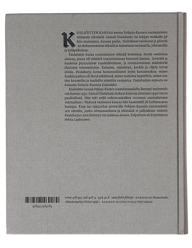 Kiveliöitten kansaa Pohjois-Ruotsin suomalaisseuduilta - Paulaharju, Samuli - Tietokirjat ja oppaat - 10105637884 - 1