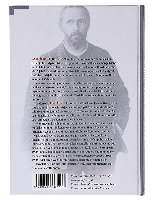 Arvid Järnefelt - Juhani Niemi - Elämäkerrat ja muistelmat - 10105637926 - 1