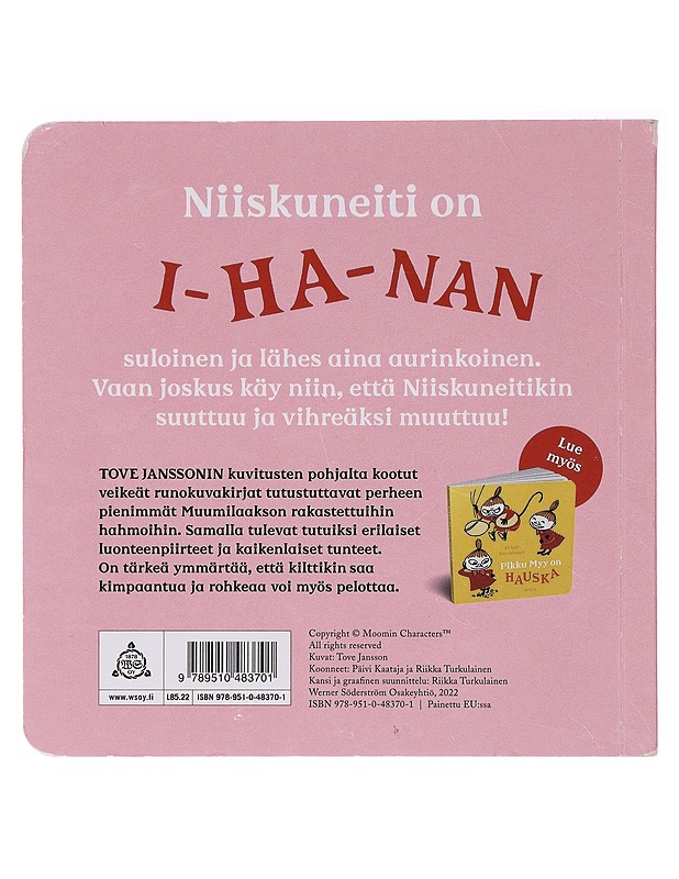 Niiskuneiti on ihana - Jansson, Tove - Lastenkirjat - 10105637948 - 1