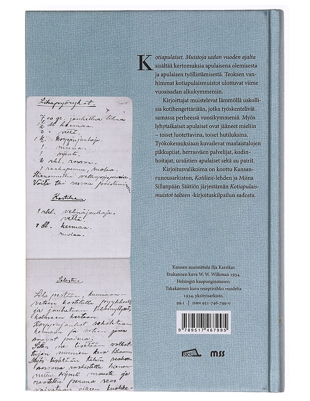 Kotiapulaiset - Kilkki, Minna - Romaanit ja novellit - 10105637967 - 1