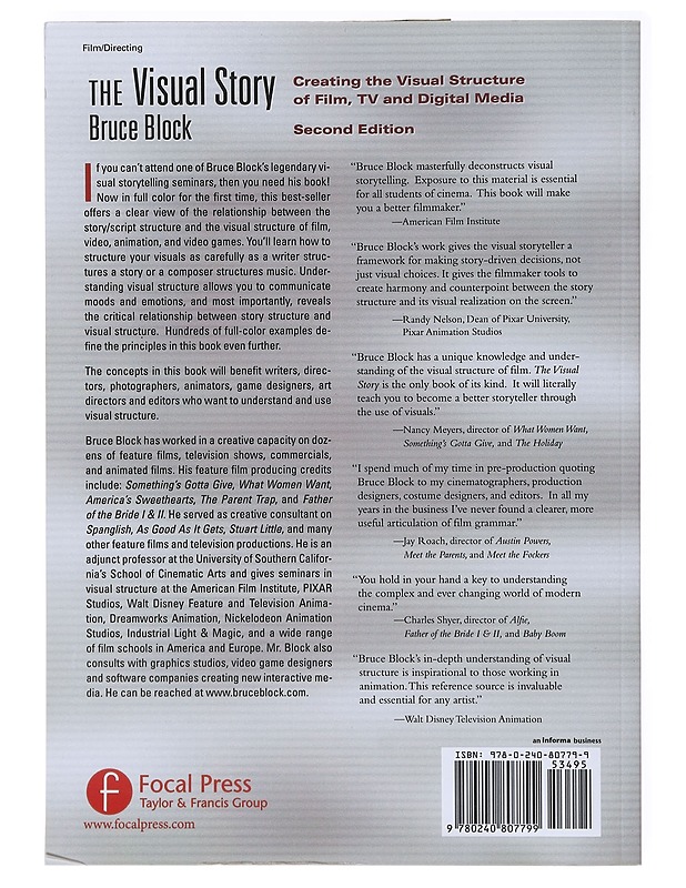 The visual story : Creating the visual structure of film, TV and digital media - Bruce Block - Tietokirjat ja oppaat - 10105638065 - 1