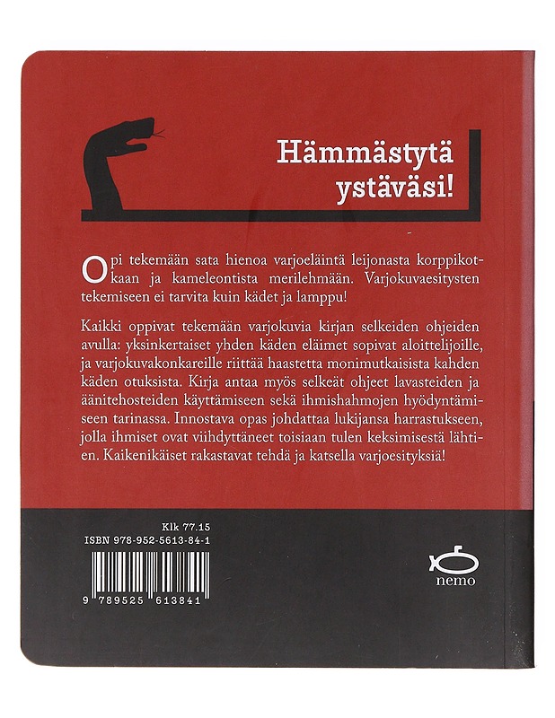 Varjokuvia / 100 varjoeläintä koirasta korppikotkaan - Collins, Sophie - Tietokirjat ja oppaat - 10105638076 - 1