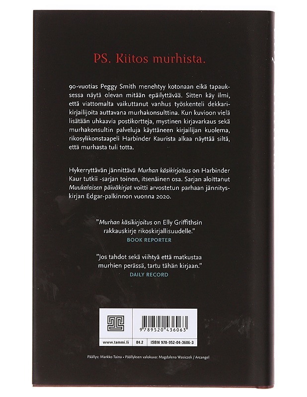 Murhan käsikirjoitus - Griffiths, Elly - Romaanit ja novellit - 10105638078 - 1