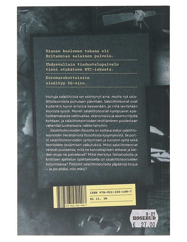 Salaliittoteorioiden filosofia - Juha Räikkä - Kirja lahjaksi - 10105638086 - 1