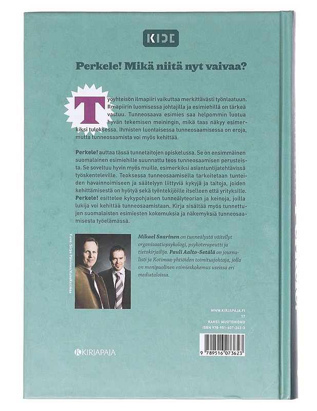 Perkele! : tunneosaamisen oppikirja esimiehille - Saarinen, Mikael - Tietokirjat ja oppaat - 10105638090 - 1