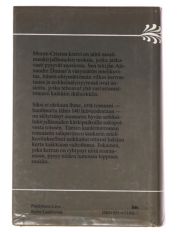 Monte-Criston kreivi - Dumas, Alexandre - Romaanit ja novellit - 10105638125 - 1