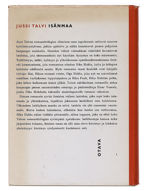 Isänmaa - Jussi Talvi - Romaanit ja novellit - 10105638180 - 1