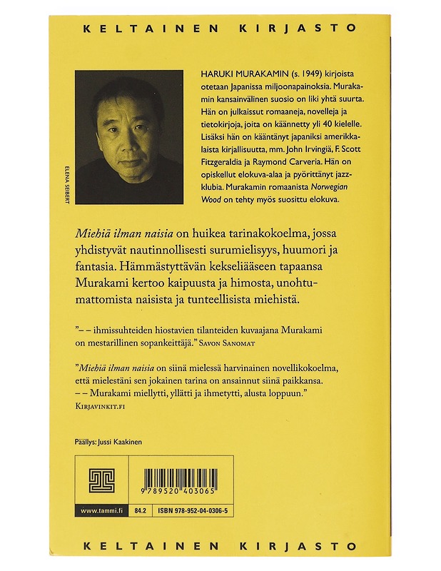 Miehiä ilman naisia - Murakami, Haruki - Romaanit ja novellit - 10105638198 - 1