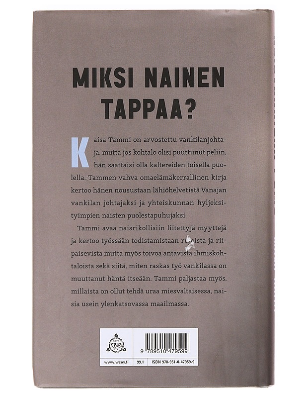 Naisvankilan pomo - Kaisa Tammi - Elämäkerrat ja muistelmat - 10105638244 - 1
