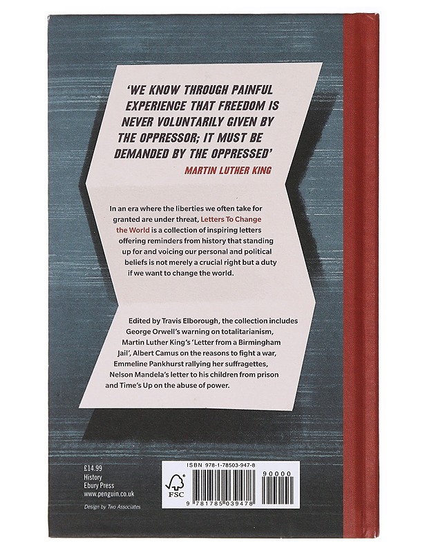 Letters to Change the World : From Pankhurst to Orwell - Travis Elborough - Historiakirjat - 10105638273 - 1