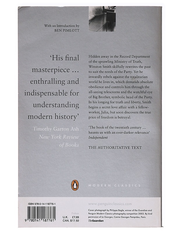 Nineteen eighty-four - Orwell, George - Romaanit ja novellit - 10105638315 - 1