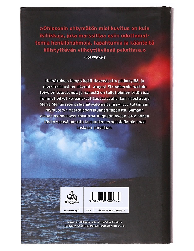 Pelastusrengas - Ohlsson, Kristina - Romaanit ja novellit - 10105638333 - 1