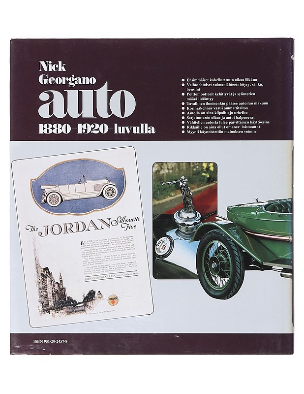 Auto 1880-1920-luvulla - Georgano, G. N. - Historiakirjat - 10105638339 - 1