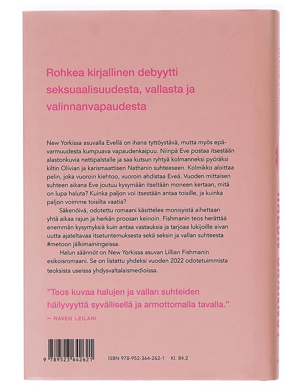 Halun säännöt - Fishman, Lillian - Kirja lahjaksi - 10105638342 - 1