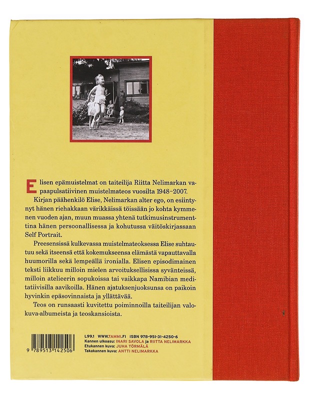 Elisen epämuistelmat - Riitta Nelimarkka - Tietokirjat ja oppaat - 10105638400 - 1
