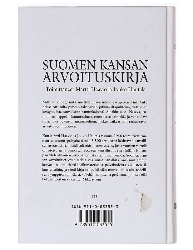 Suomen kansan arvoituskirja - Martti Haavio - Tietokirjat ja oppaat - 10105638403 - 1