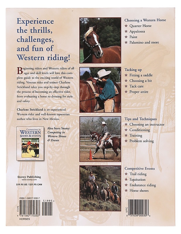 The basics of western riding - Strickland, Charlene - Tietokirjat ja oppaat - 10105638405 - 1