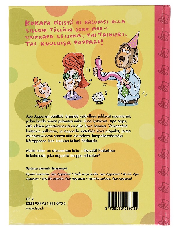 Kivat pippalot, Apo Apponen! - Känkänen, Juhani - Lastenkirjat - 10105638436 - 1