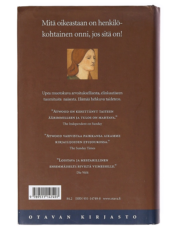 Nimeltään Grace - Atwood, Margaret - Romaanit ja novellit - 10105638461 - 1