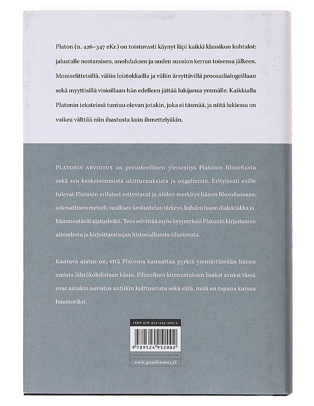 Platonin arvoitus - Thesleff, Holger - Tietokirjat ja oppaat - 10105638473 - 1