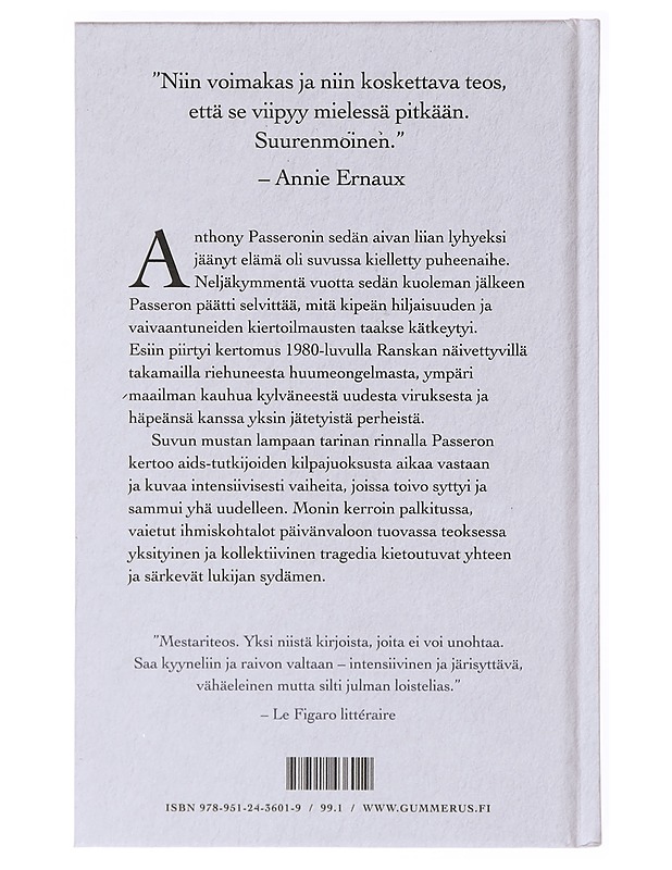 Tartunta - Passeron, Anthony - Romaanit ja novellit - 10105638478 - 1