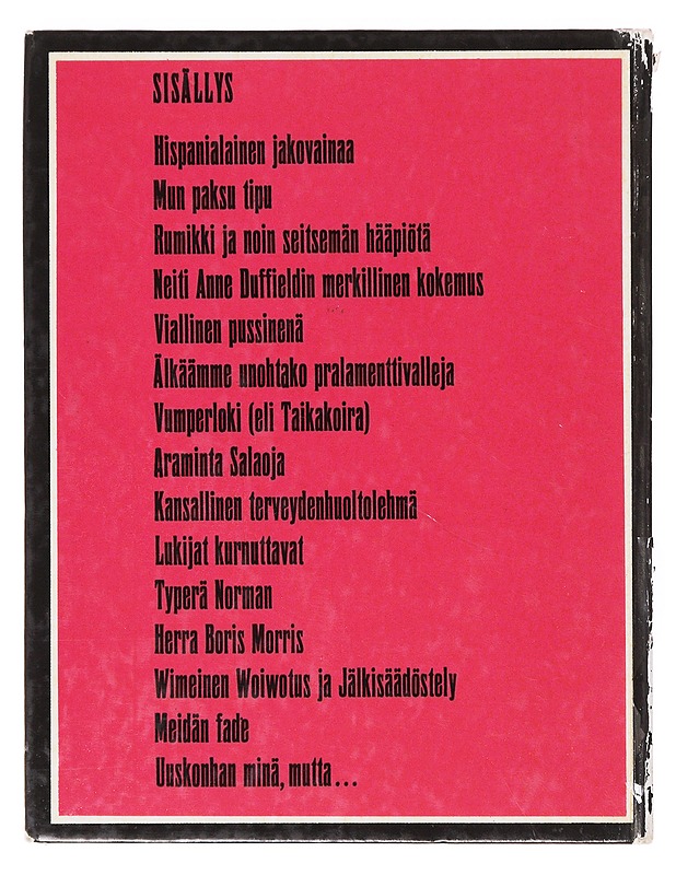 Hispanialainen jakovainaa - Lennon, John  - Romaanit ja novellit - 10105638481 - 1