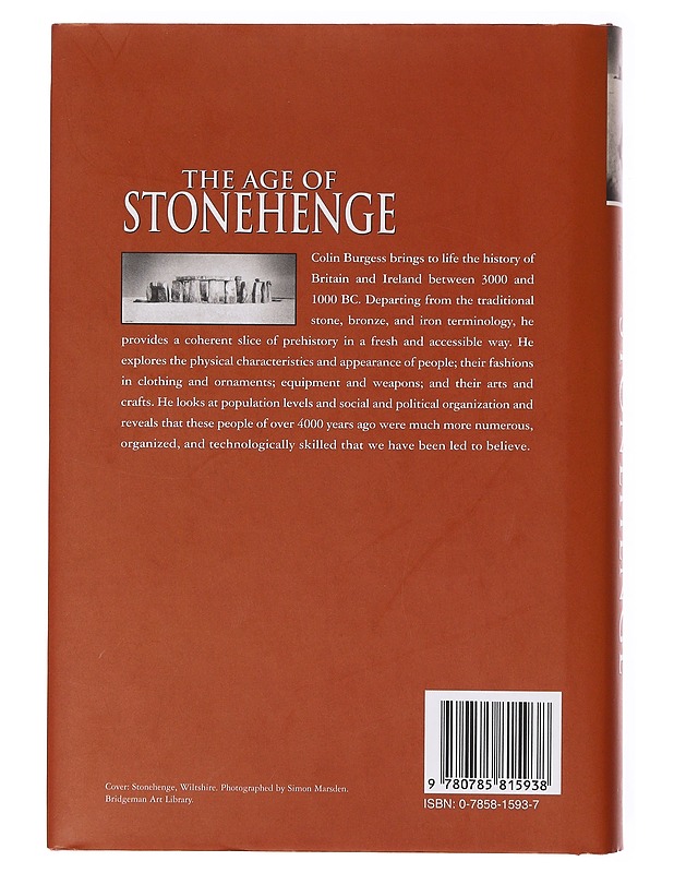 The age of Stonehenge - Colin Burgess - Romaanit ja novellit - 10105638483 - 1