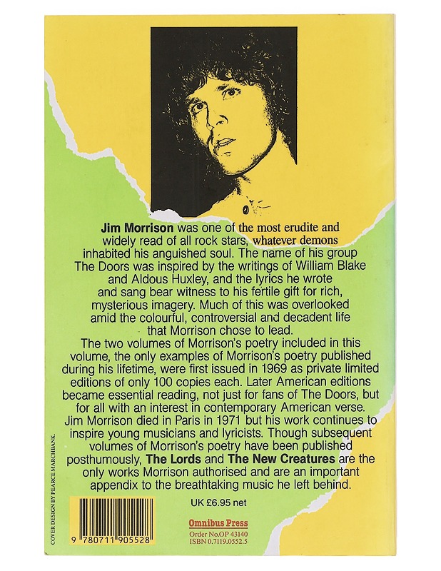 The New Creatures  - Jim Morrison - Runot ja näytelmät - 10105638506 - 1